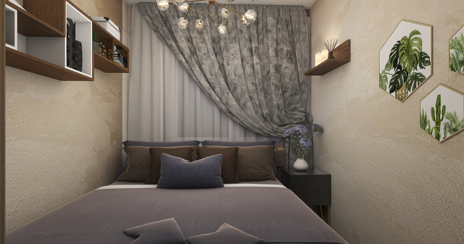 как переделать одну комнату с двумя окнами на две?