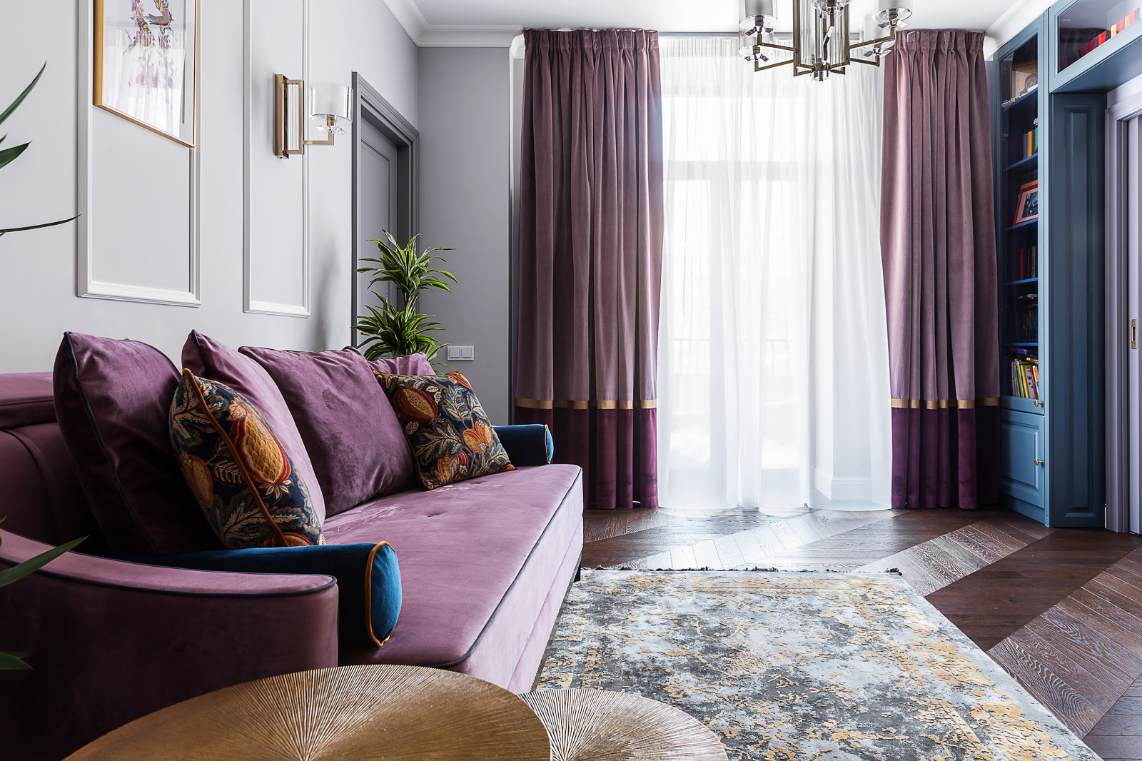 Глубина цвета. Гостиная