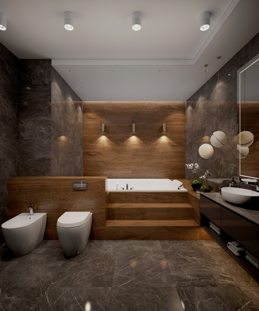 Квартира 135 кв.м. ЖК Розмарин. Насыщенные цвета и фактуры.