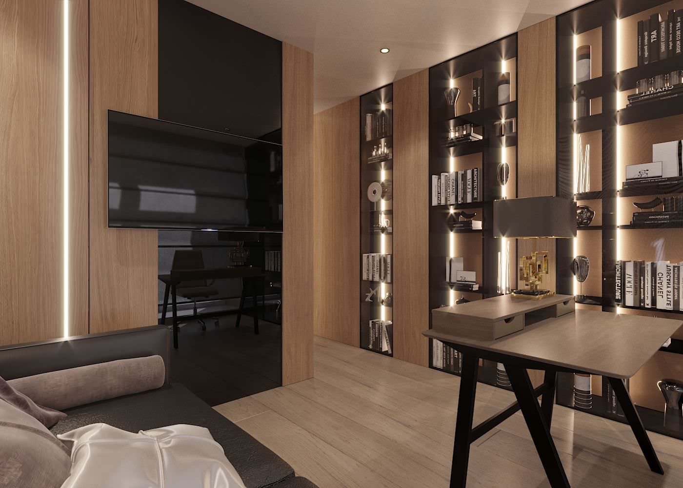 6-Room Apartment Design With 240 m² Floor Area