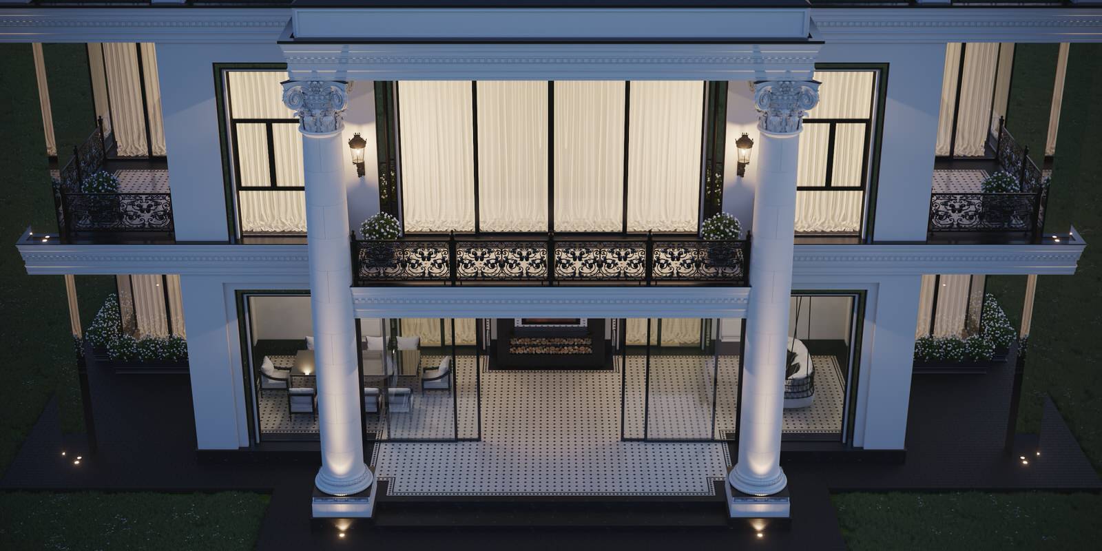 Разработка и оформление проекта загородной резиденции в классическом стиле