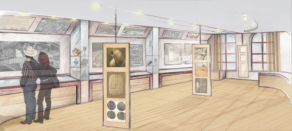 Интерьер музея археологии
