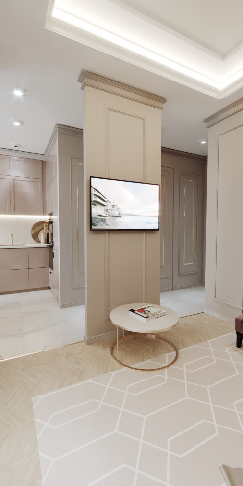 Проект маленькой квартиры 40 кв.м. ЖК Level Амурская