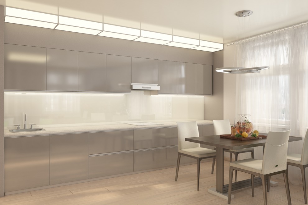 Обложка проекта: Кухня совмещенная с гостиной