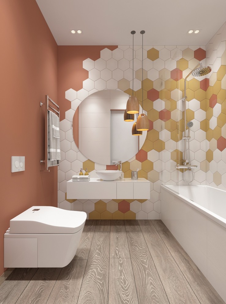 Современный интерьер в квартире - санузел