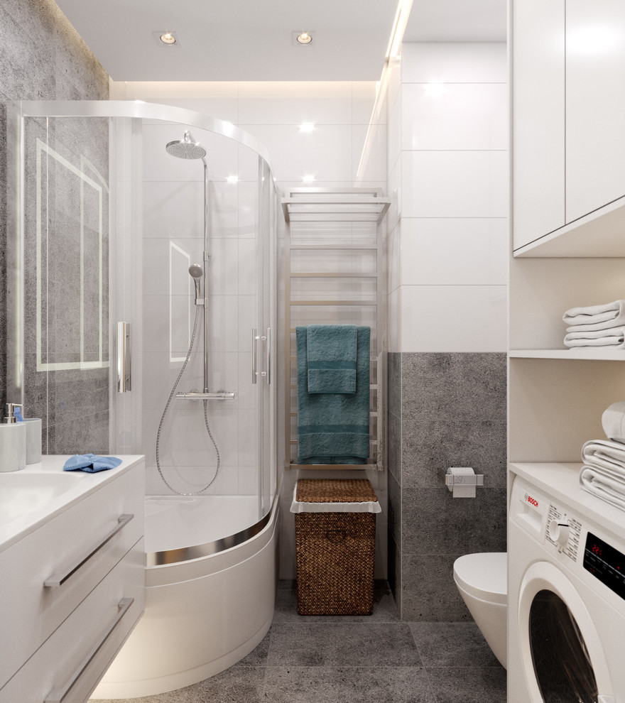 Дизайн проект квартиры 36 кв.м для молодой мамы и дочки