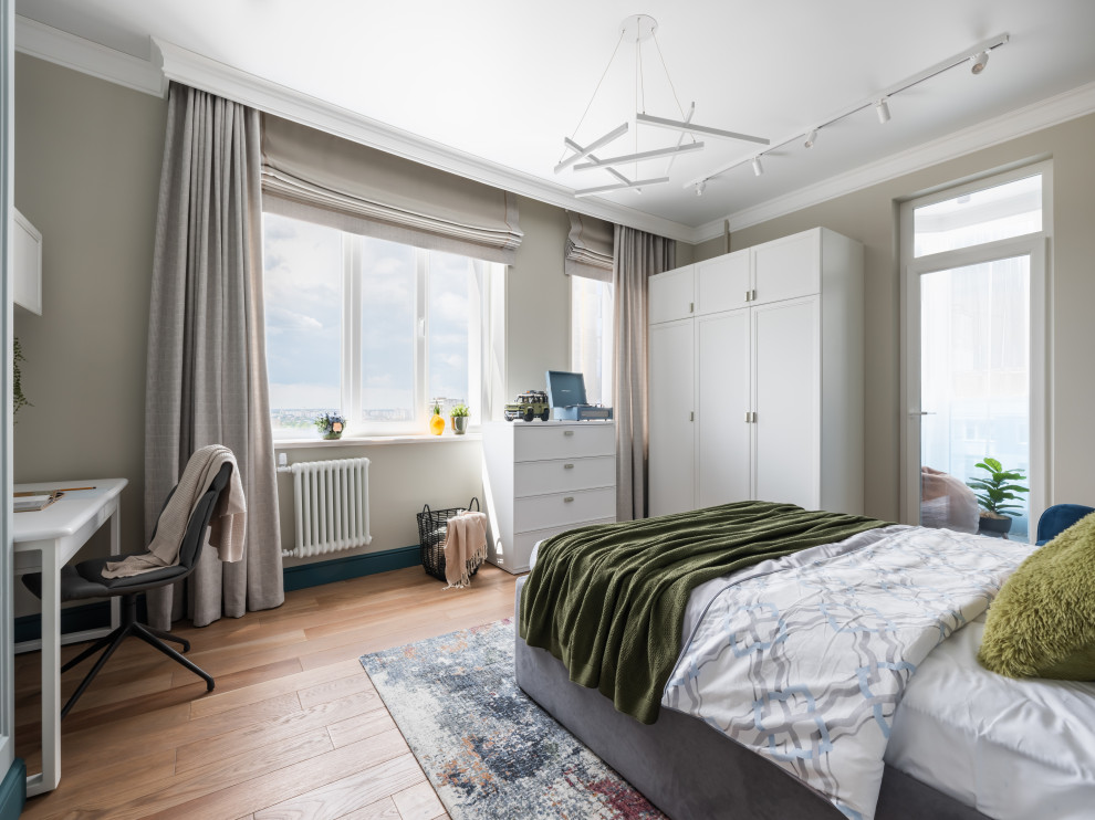 Реализация квартиры в стиле современная классика для семейной пары с ребенком