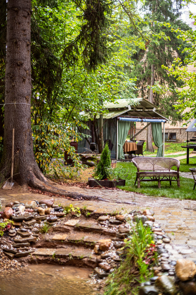 Декорирование беседки и участка Людмилы Хитяевой. "На дачу! С Наташей Барбье"