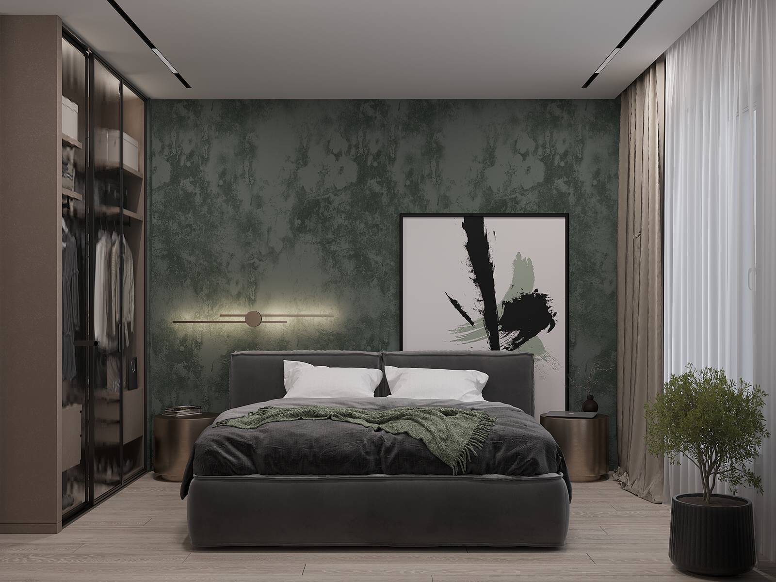 Обложка проекта: Проект спальни и ванной комнаты в ЖК "MYPRIORITY Basmanny"