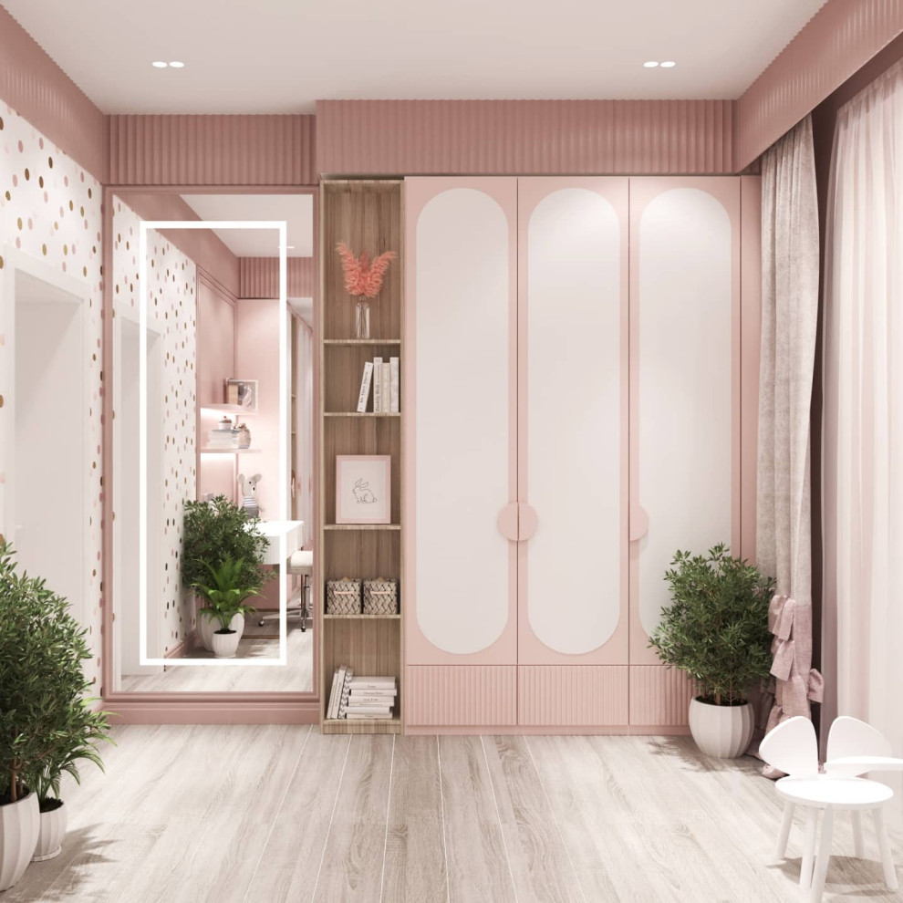 Милейшая детская для девочки в загородном доме