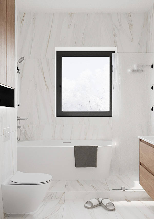 Обложка проекта: Загородный дом в пастельных тонах, 110 кв м