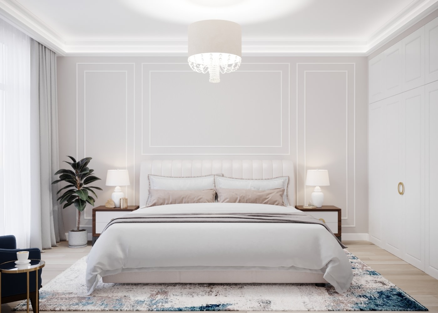 Спальня. ЖК Крестовский де люкс