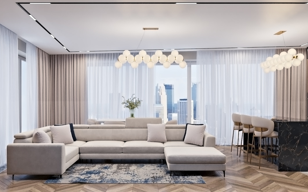 Проект квартиры, 130 м2