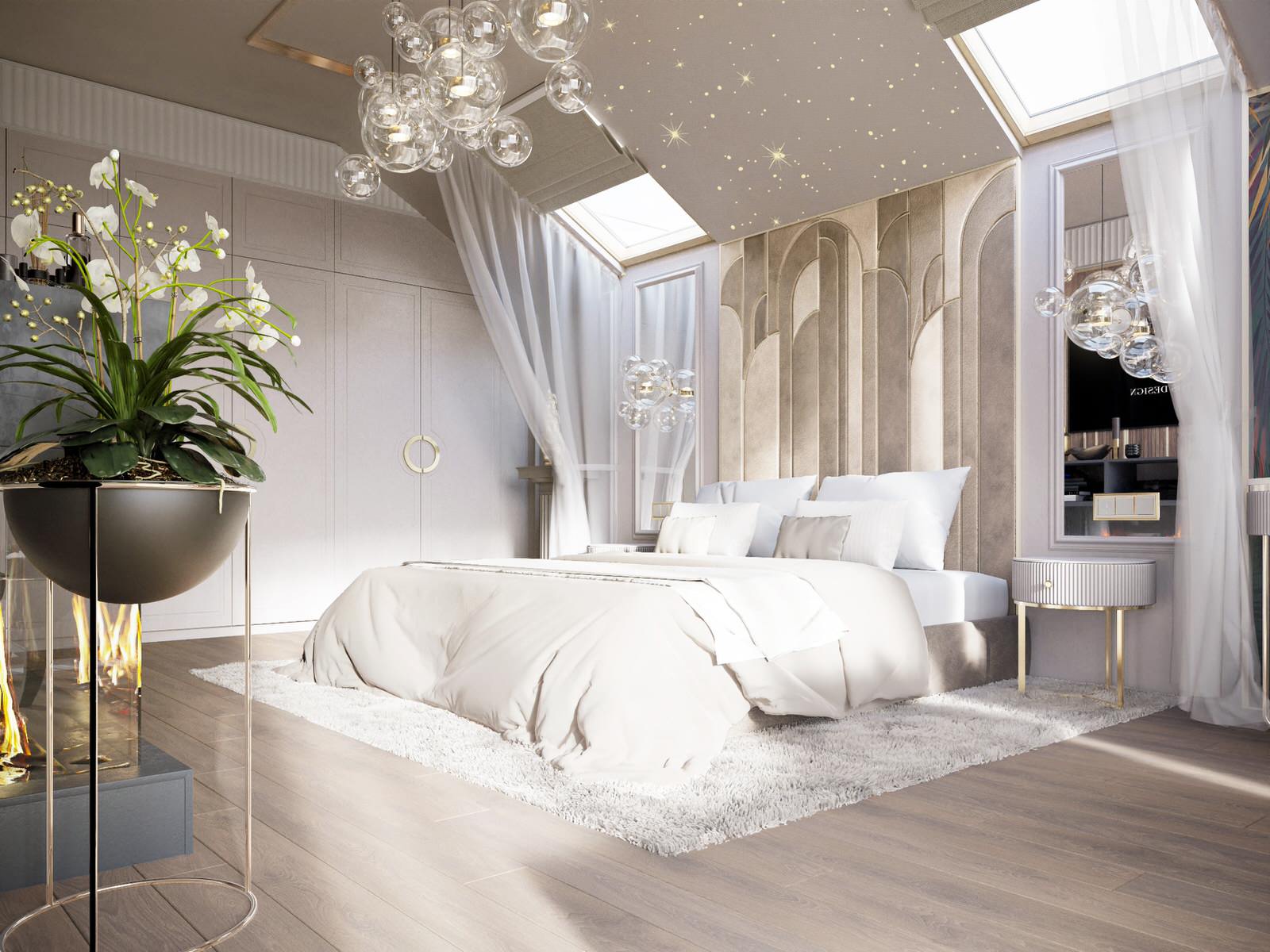 Спальня в жилом доме