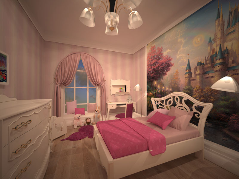 Детская комната для девочек