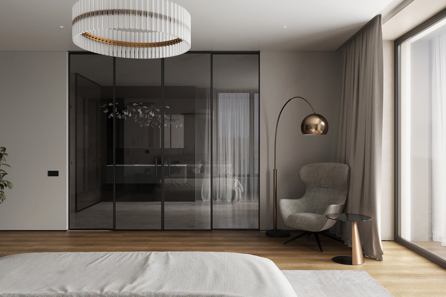 Дом ДНТ "Удача". Спальня