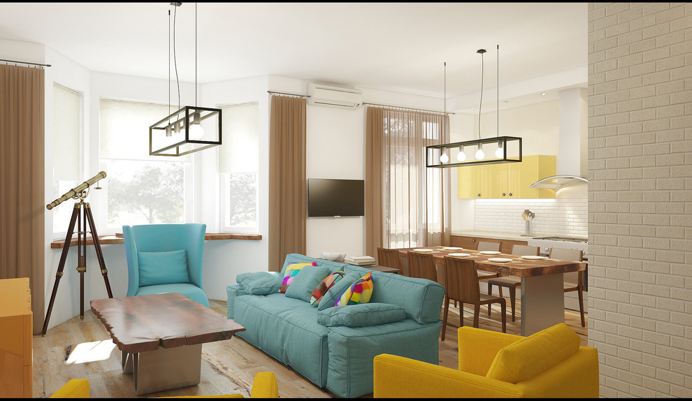 Квартира в стиле Loft ЖК "Обыкновенное чудо", Москва