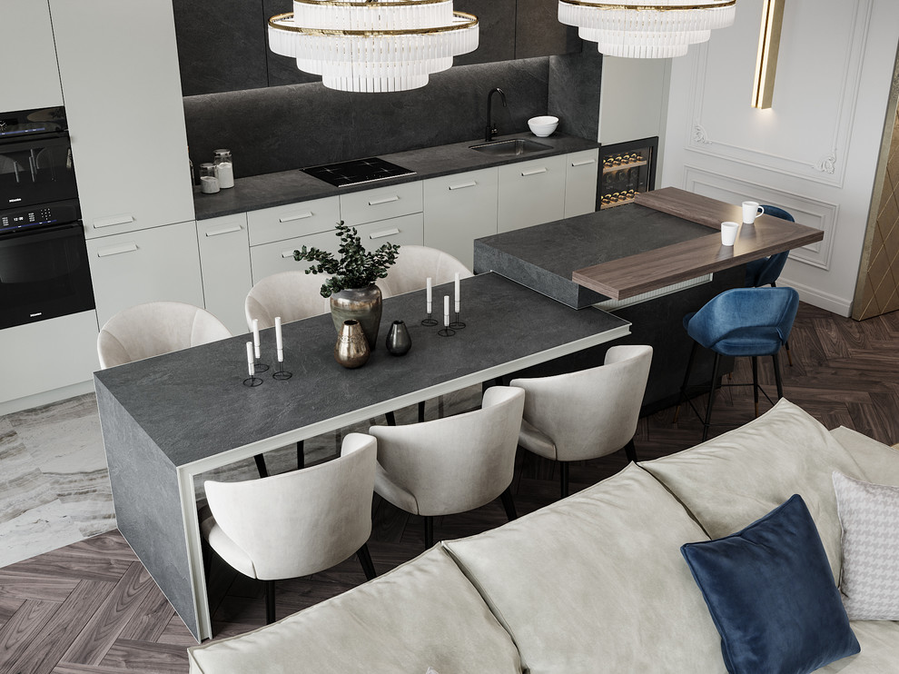 Дизайн трёхкомнатной квартиры в ЖК "Дом на Грота" | Санкт-Петербург | Россия |