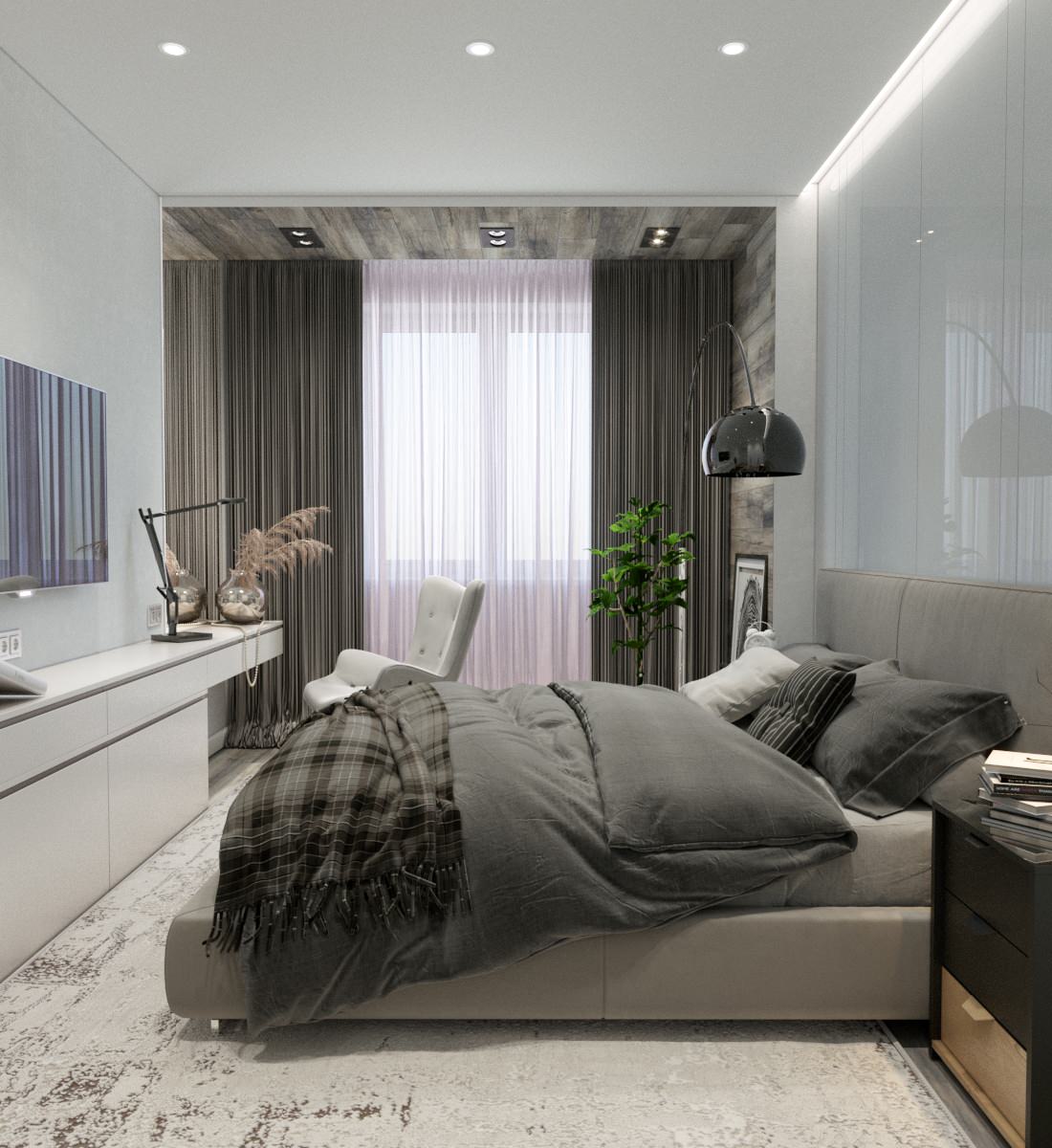 Реализация 2020: спальня в квартире 85м², Ростов-на-Дону