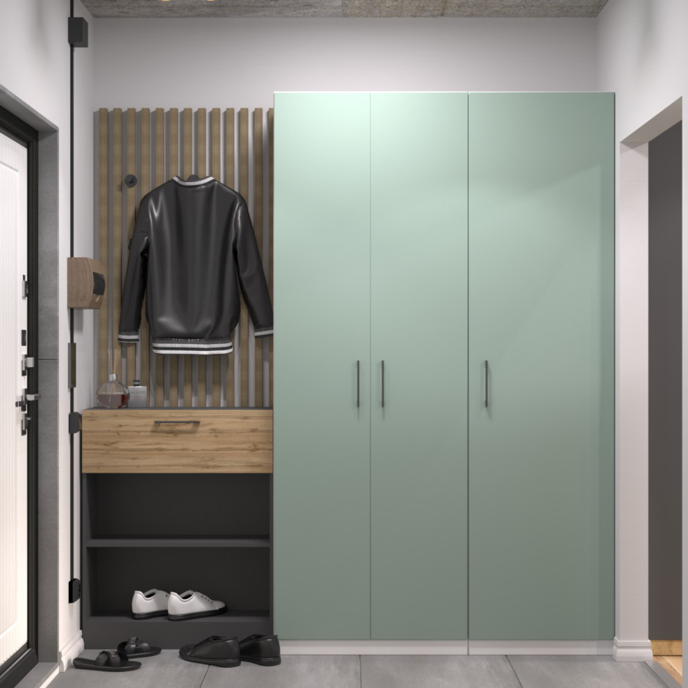 Дизайн-проект студии в стиле минимализм с элементами лофт