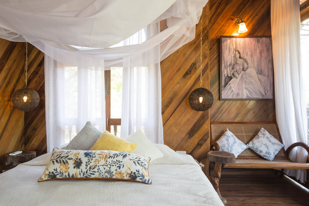 Роскошный дом на дереве в восточном стиле.