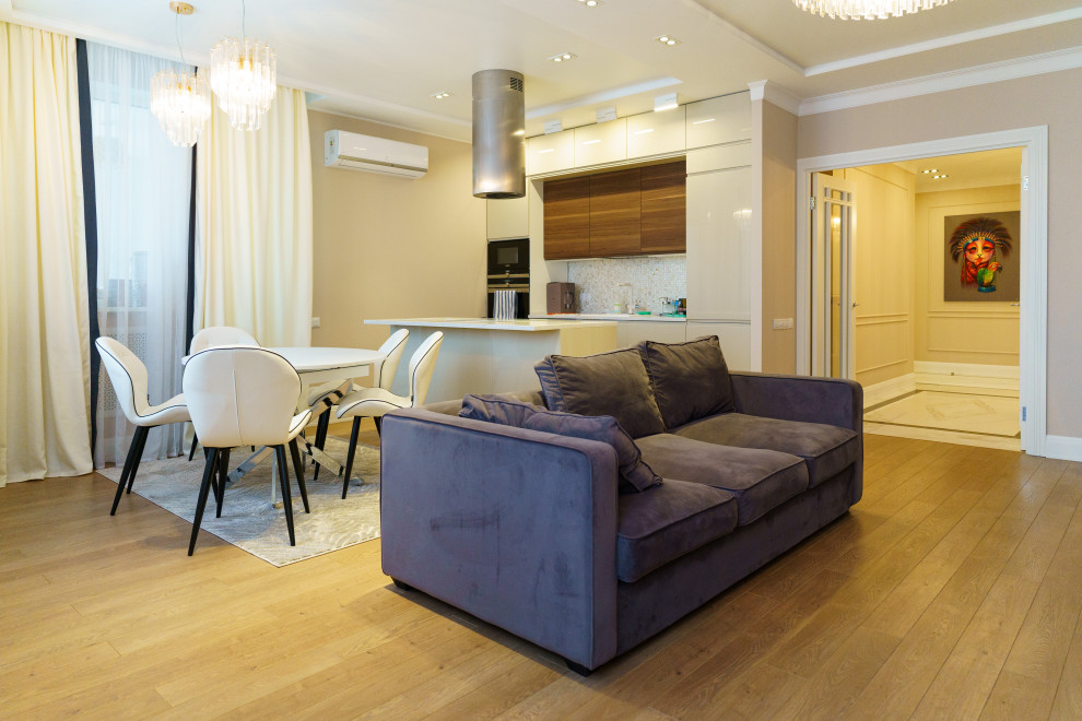 Дизайнерский ремонт квартиры 130 м²