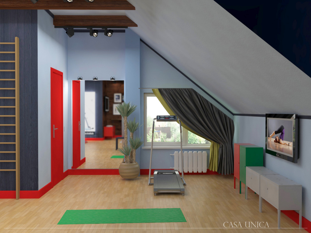 Домашний спорт зал хоккеиста