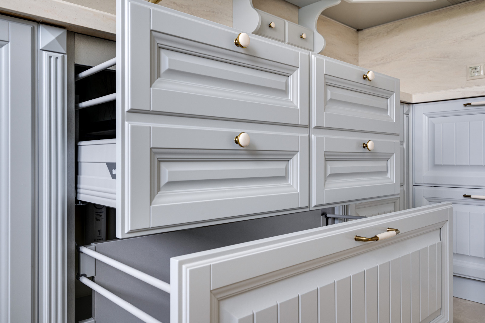 Кухня Прованс из массива бука