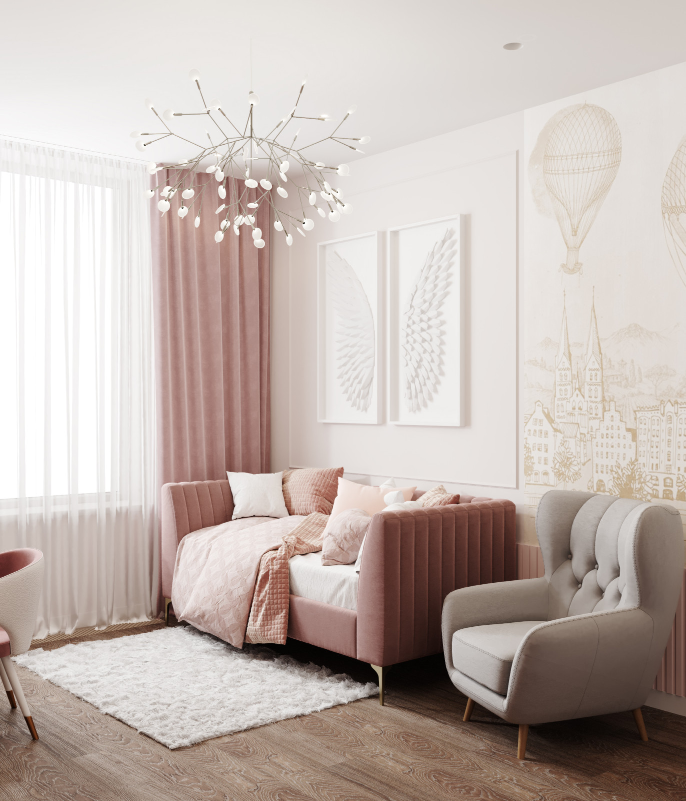 Квартира 73 кв. м. в современном стиле Новочерёмушкинская 17