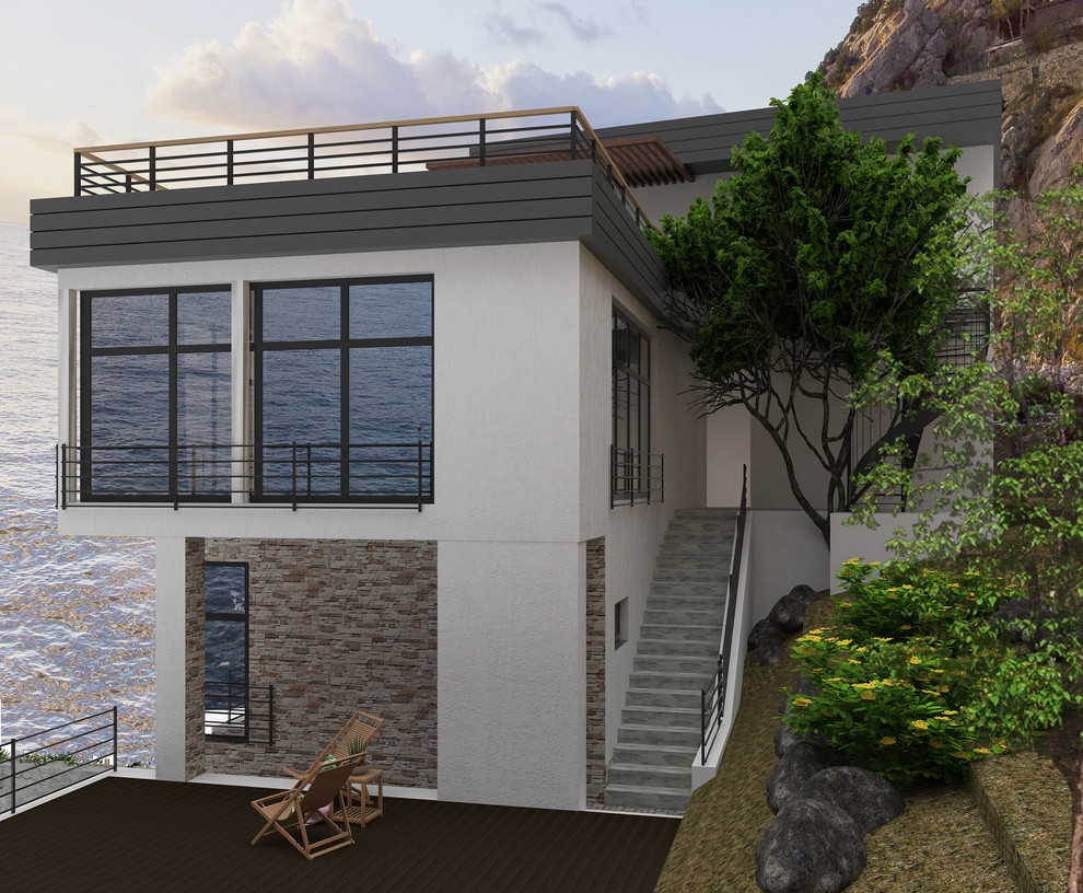 Фасад в современном стиле