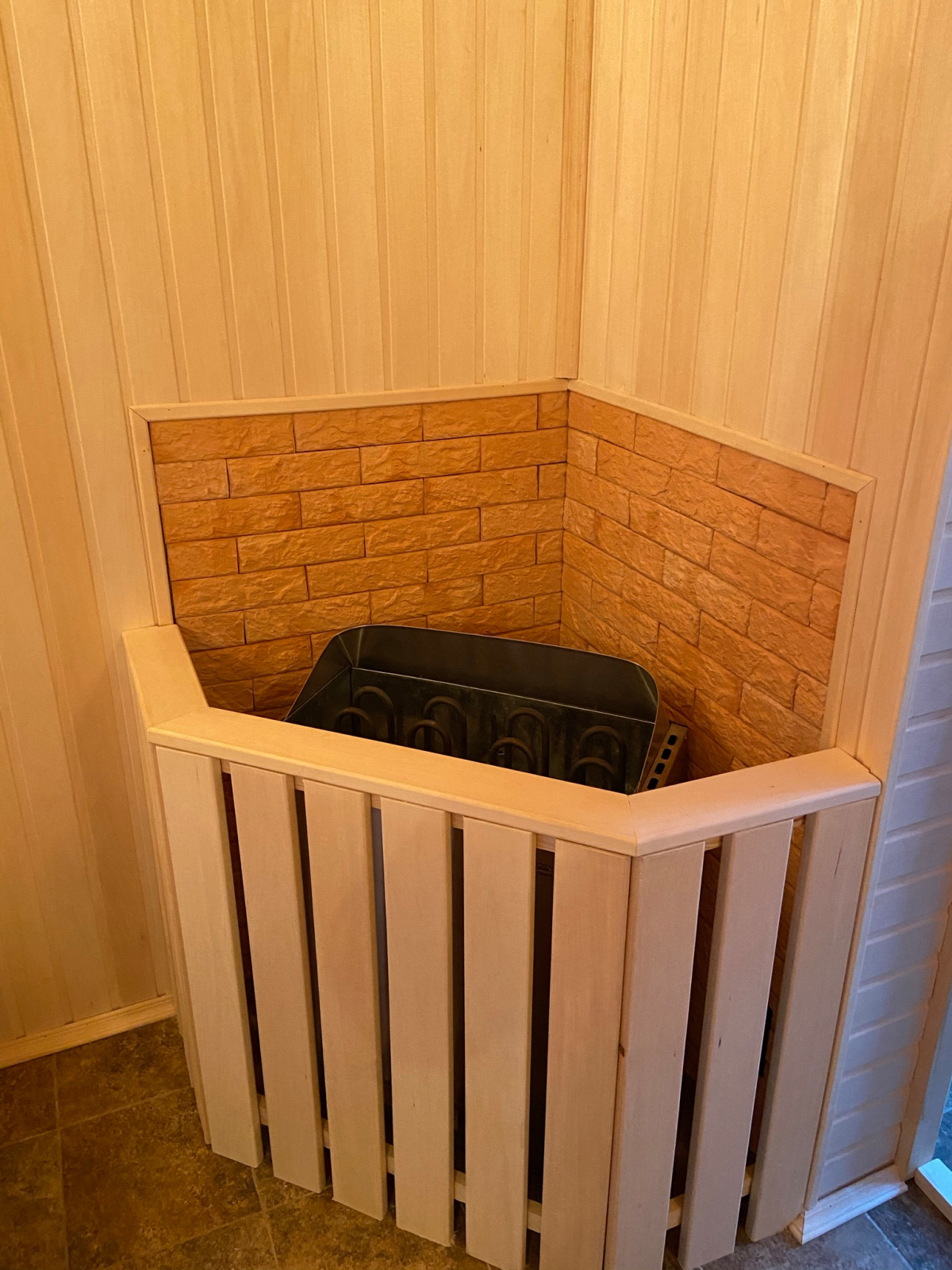 Обшивка парилки