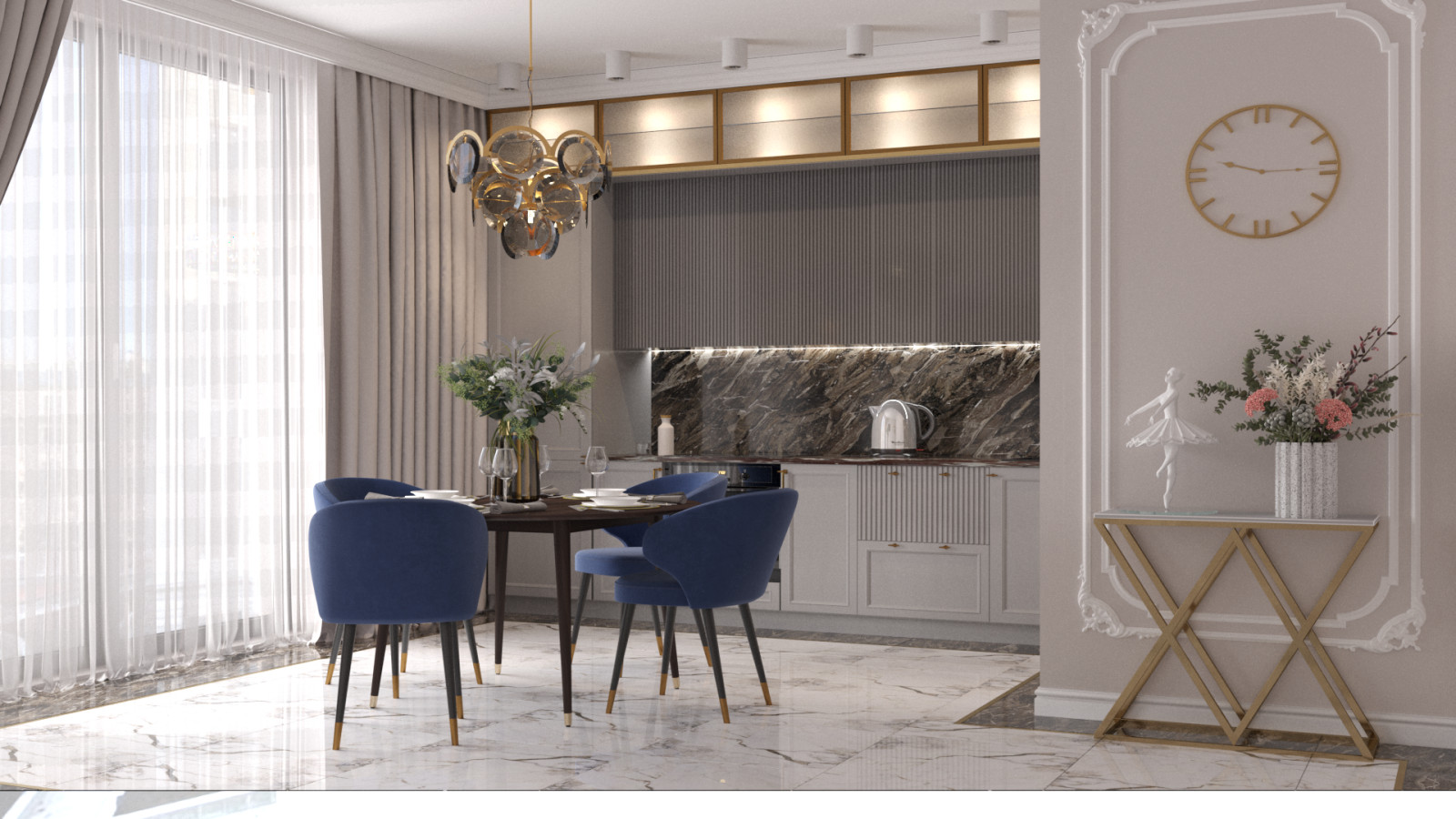 Замечательная кухня для заказчиков ЖК Гранд.