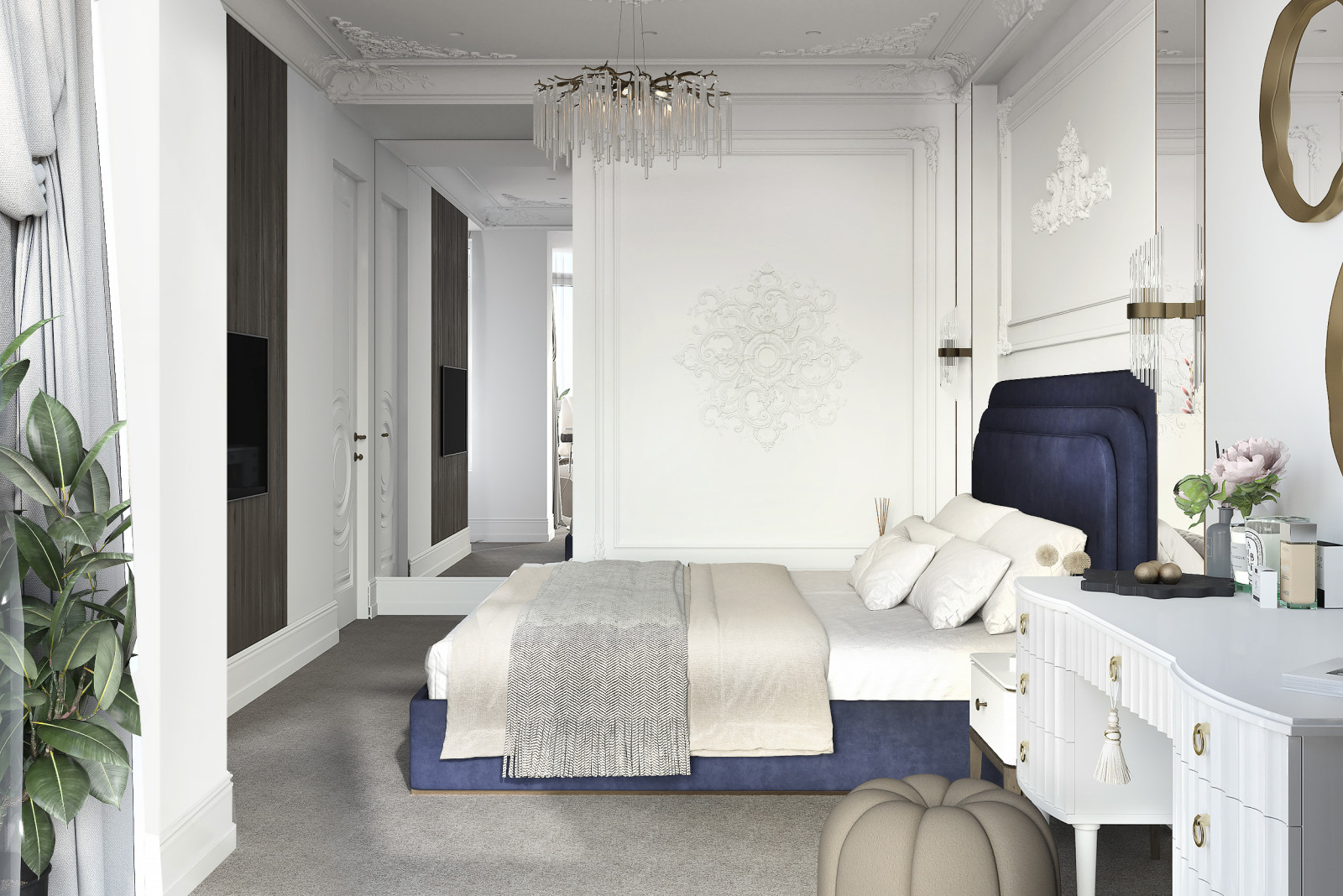 Драгоценная шкатулка, проект в стиле Арт-деко в ЖК Тихвин