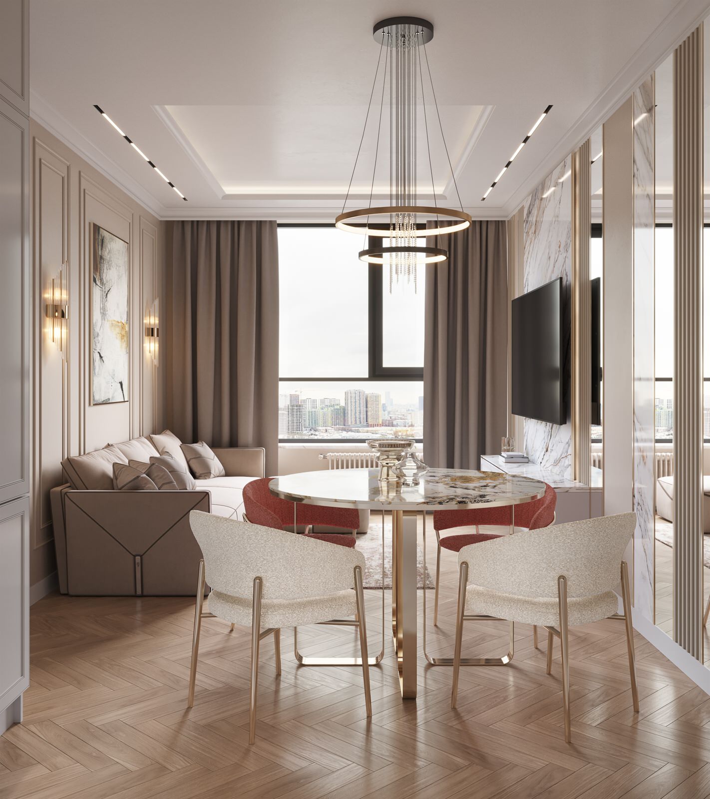 Kвартира в ЖК "Крылья", 85 кв.м, г. Москва