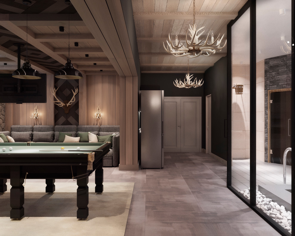 Дизайн бильярдной. Частное домовладение г. Ставрополь
