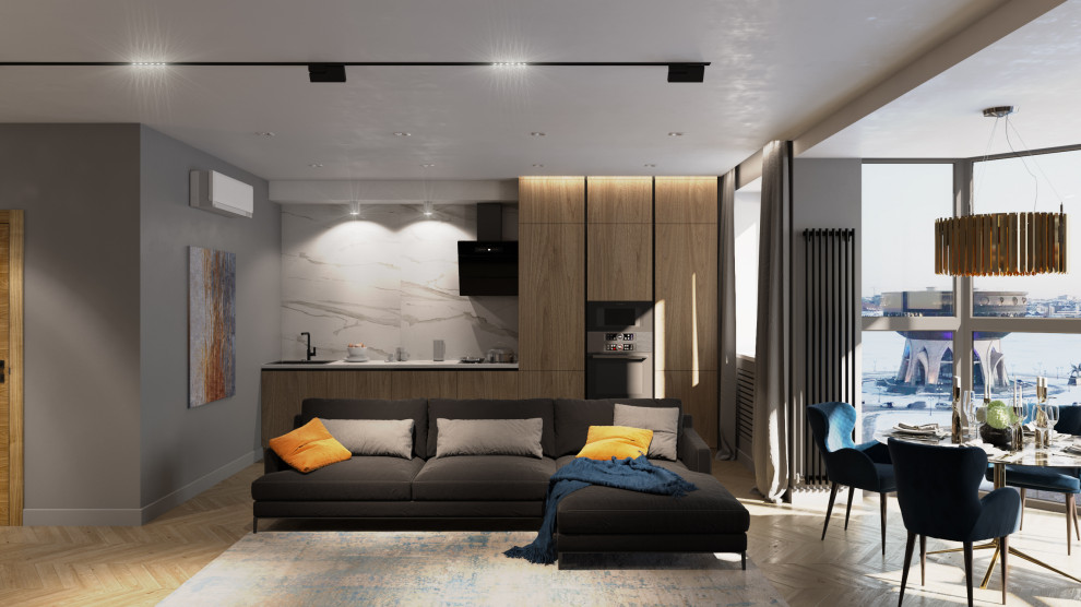 Квартира 89 м² с видом на Кремль