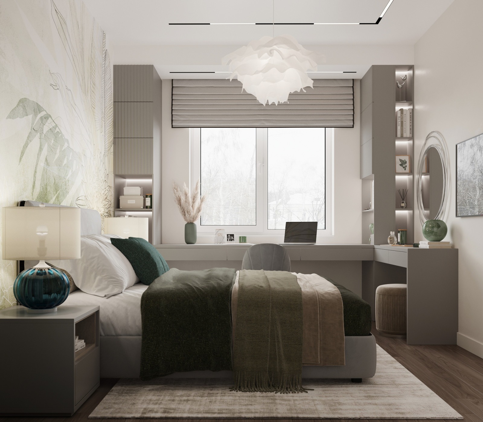 "Вечное лето", квартира в ЖК "Смарт квартал на Октябрьской", 93 м2