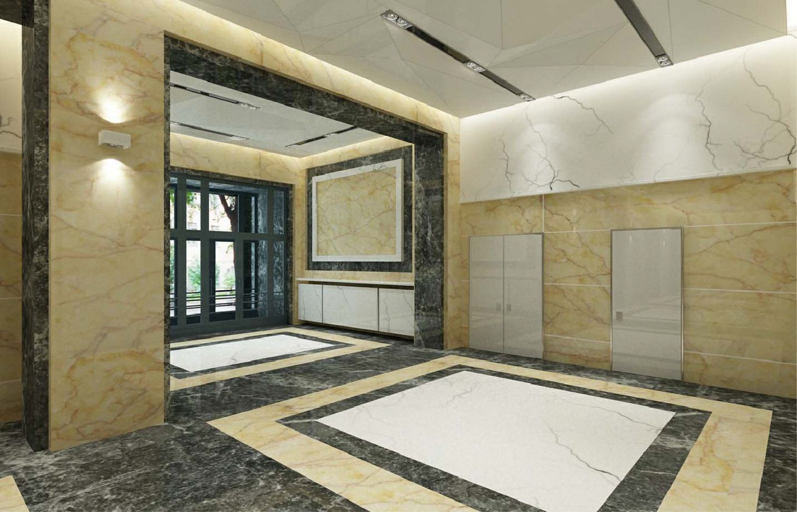 Дизайн-проект интерьера проходной завода в Санкт-Петербурге