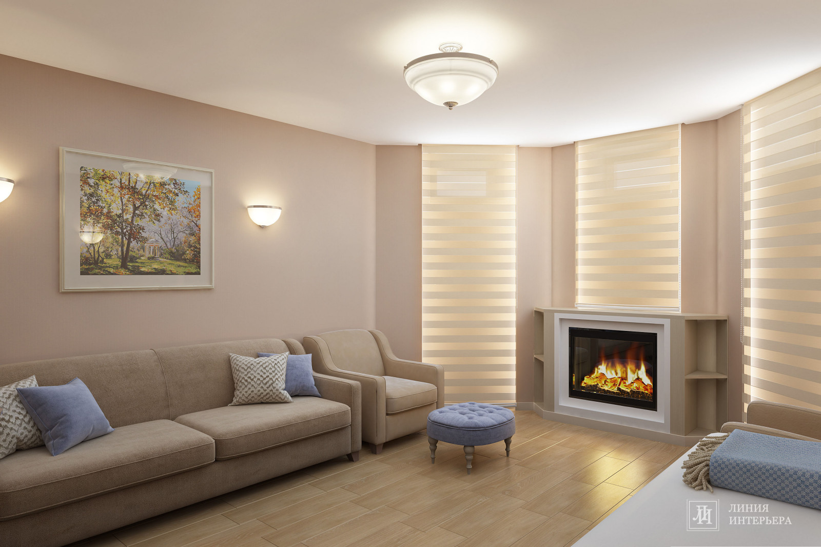 Загородный Дом в Подмосковье, классический интерьер