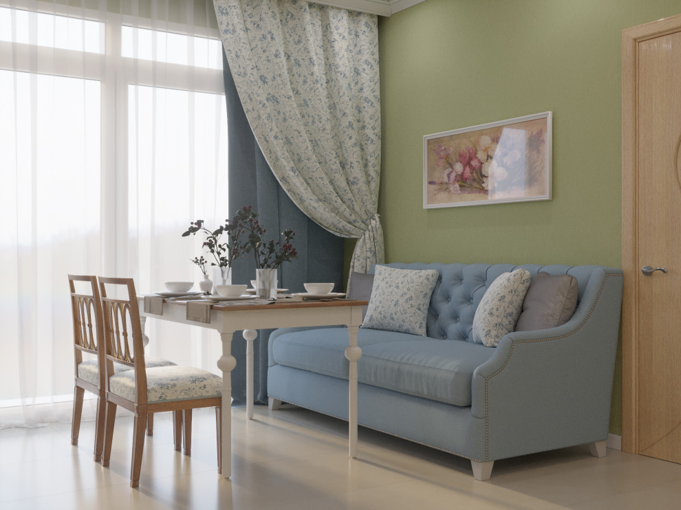 Обложка проекта: Кухня-гостиная в частном доме