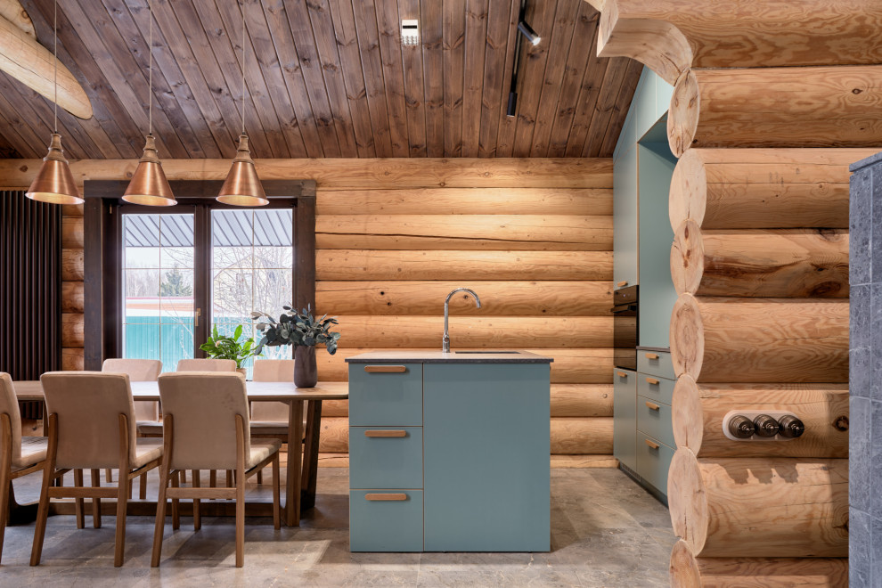 Кухня-гостиная в стиле хюгге