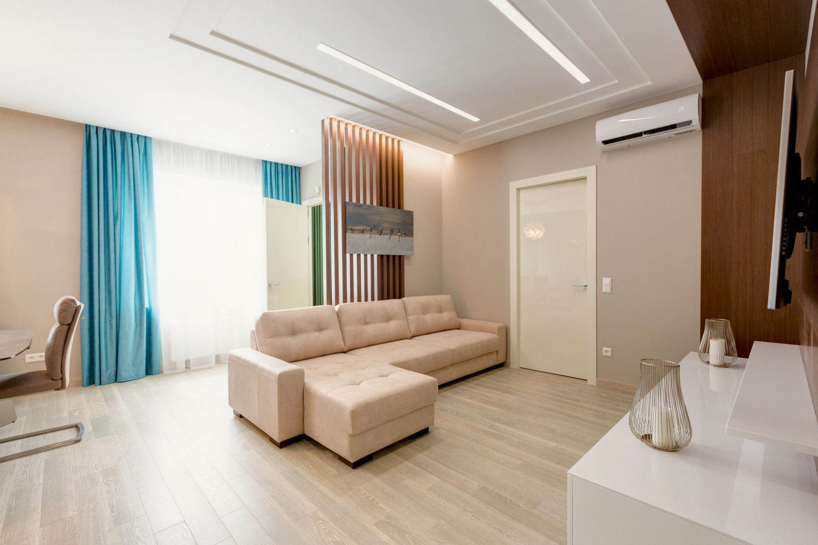 Современная квартира для небольшой семьи