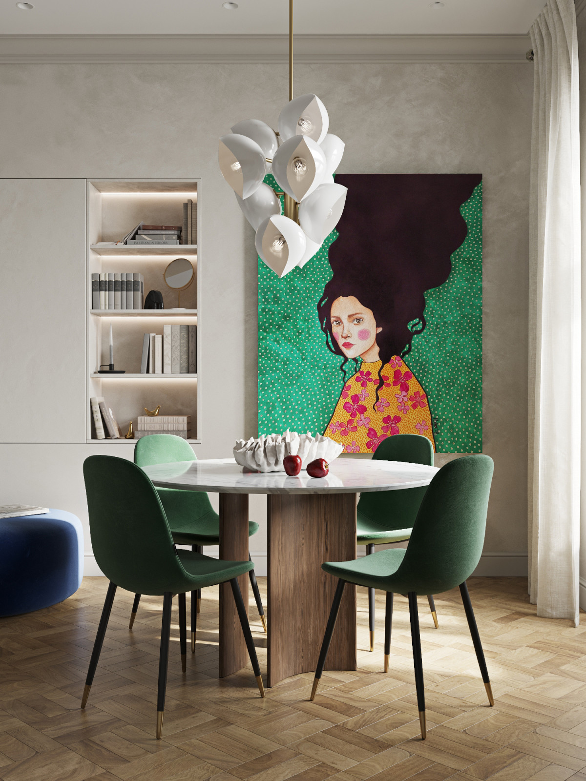 Дизайн-проект квартиры в старом фонде в Санкт-Петербурге