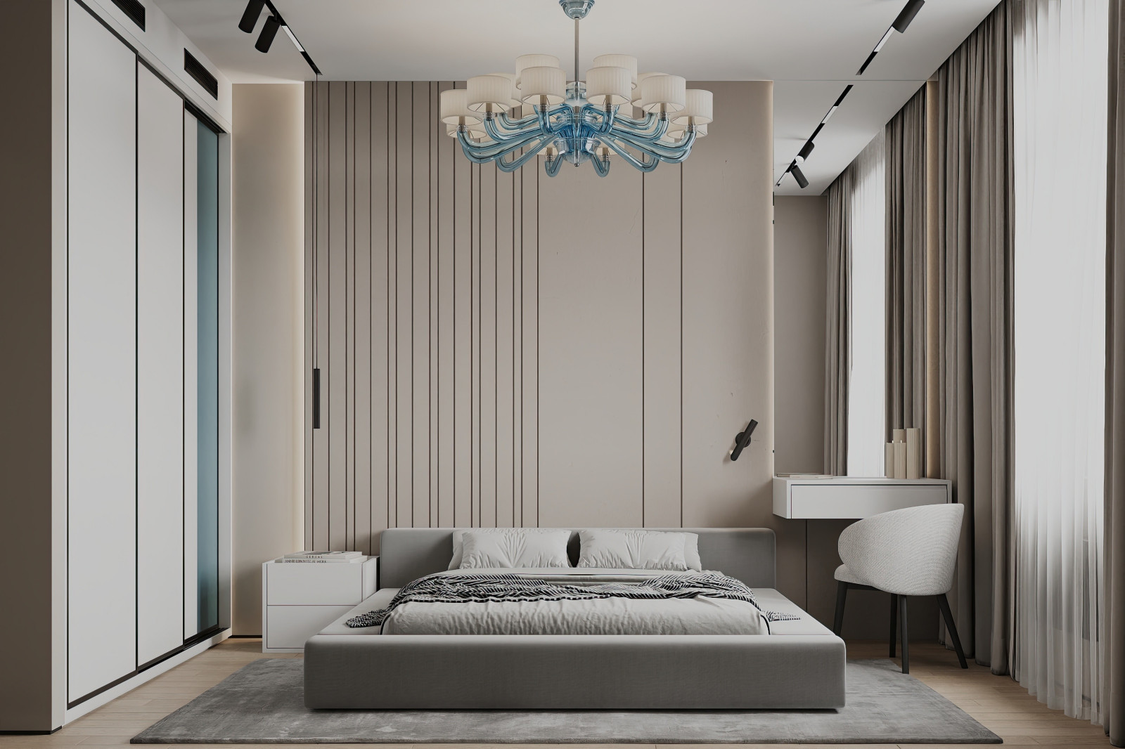 Дизайн и ремонт квартиры в ЖК Шуваловский Prima - Чёрно-белая магия