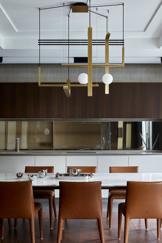 Люкс интерьер кухни в Квартире 120 кв. м. в Современном стиле