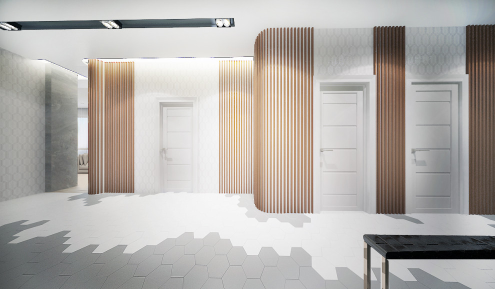 Обложка проекта: Сканди, Лофт и Камин в ЖК Новая Скандинавия 100 м кв