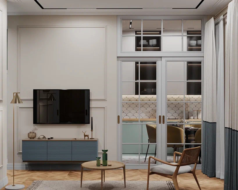 Ремонт квартиры на первом этаже с двумя балконами