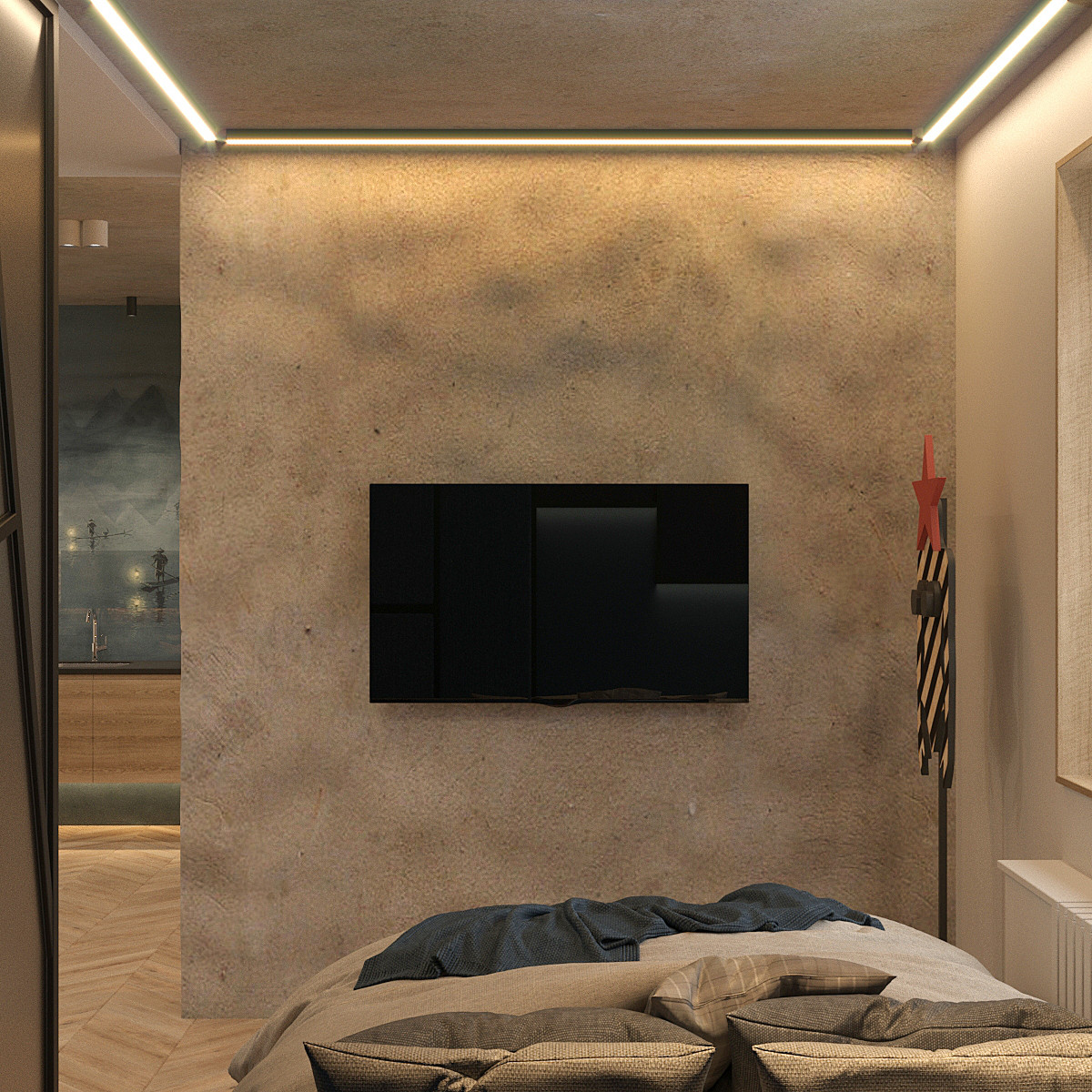 Современная квартира холостяка