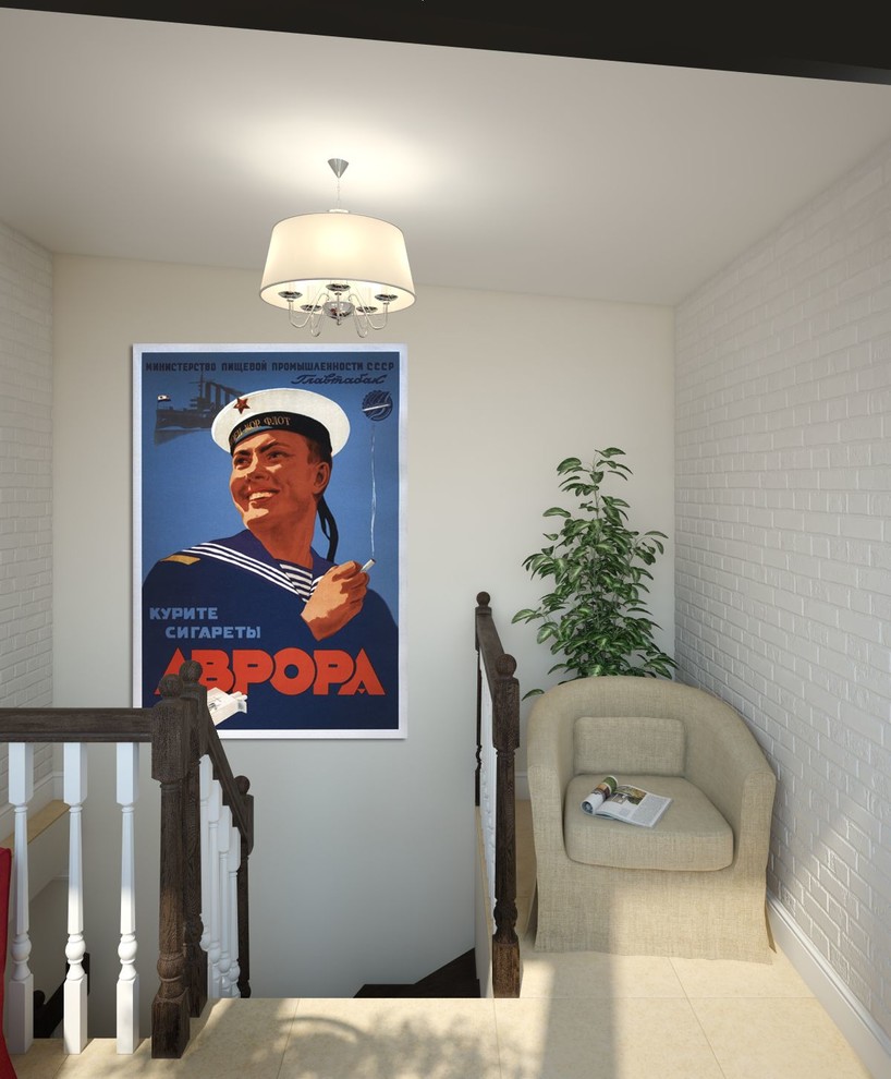 Сочетание в стилей в таунхаусе в Николино