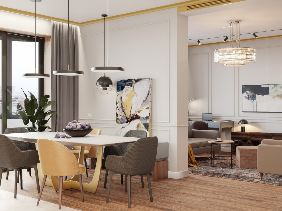 Кухня-гостиная проект "Вкус инжира"